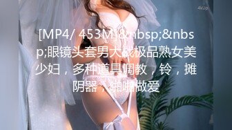 [MP4/ 453M]&nbsp;&nbsp;眼镜头套男大战极品熟女美少妇，多种道具调教，铃，摊阴器，啪啪做爱