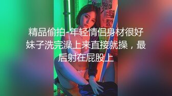 精品偷拍-年轻情侣身材很好妹子洗完澡上来直接就操，最后射在屁股上