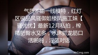 ❤️气质不输一线模特，红灯区极品风骚御姐楼凤施工妹【骚优优】最新12月私拍，榨精肥臀水又多，水床抓龙筋口活啪啪，淫荡对话