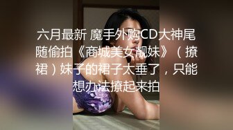 六月最新 魔手外购CD大神尾随偷拍《商城美女靓妹》（撩裙）妹子的裙子太垂了，只能想办法撩起来拍