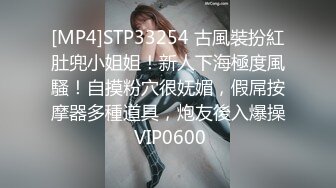 [MP4]STP33254 古風裝扮紅肚兜小姐姐！新人下海極度風騷！自摸粉穴很妩媚，假屌按摩器多種道具，炮友後入爆操 VIP0600