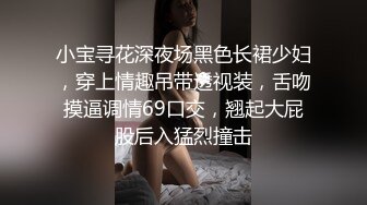 小宝寻花深夜场黑色长裙少妇，穿上情趣吊带透视装，舌吻摸逼调情69口交，翘起大屁股后入猛烈撞击