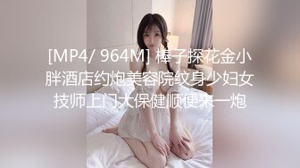 [MP4/ 964M] 棒子探花金小胖酒店约炮美容院纹身少妇女技师上门大保健顺便来一炮