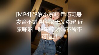 [MP4]18岁小萝莉 乖巧可爱 发育不错 阴毛又长又浓密 近景啪啪一脸陶醉 娇喘不断不可错过